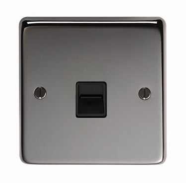 From The Anvil's Black Nickel Telephone Socket; #finish_black-nickel