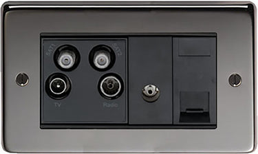 From The Anvil's Black Nickel Sky Plus Socket; #finish_black-nickel