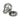 From The Anvil's Pewter Patina Regency Mortice/Rim Knob Set; #finish_pewter-patina