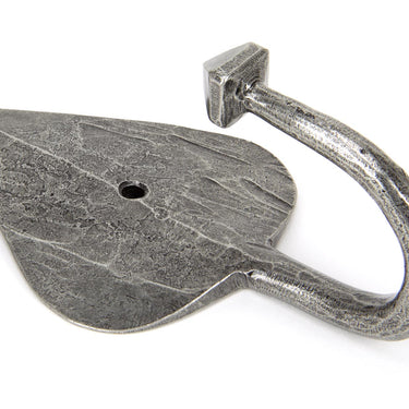From The Anvil's Pewter Patina Shropshire Coat Hook; #finish_pewter-patina