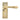 From The Anvil's Aged Brass Hinton Lever Lock Door Handles; #finish_aged-brass