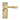 From The Anvil's Aged Brass Hinton Lever Lock Door Handles; #finish_aged-brass