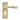 From The Anvil's Aged Brass Hinton Lever Euro Lock Door Handles; #finish_aged-brass