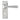 From The Anvil's Polished Chrome Hinton Lever Lock Door Handles; #finish_polished-chrome
