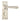 From The Anvil's Polished Nickel Hinton Lever Bathroom Door Handles; #finish_polished-nickel