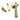 From The Anvil's Aged Brass Locking Hinton Fastener; #finish_aged-brass