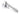 From The Anvil's Polished Chrome Locking Hinton Fastener; #finish_polished-chrome