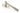 From The Anvil's Polished Nickel Locking Hinton Fastener; #finish_polished-nickel