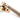 From The Anvil's Polished Bronze Locking Hinton Fastener; #finish_polished-bronze