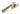 From The Anvil's Polished Bronze Locking Hinton Fastener; #finish_polished-bronze