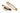 From The Anvil's Polished Bronze Locking Hinton Fastener; #finish_polished-bronze