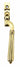 From The Anvil's Aged Brass Hinton Espag; #finish_aged-brass