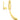 From The Anvil's Polished Brass Night-Vent Locking Peardrop Fastener; #finish_polished-brass