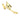From The Anvil's Polished Brass Night-Vent Locking Peardrop Fastener; #finish_polished-brass
