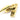 From The Anvil's Polished Brass Night-Vent Locking Peardrop Fastener; #finish_polished-brass