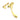 From The Anvil's Polished Brass Night-Vent Locking Peardrop Fastener; #finish_polished-brass