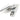 From The Anvil's Satin Chrome Night-Vent Locking Peardrop Fastener; #finish_satin-chrome
