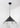 From The Anvil's Hammered Nickel Hammered Nickel Hockley Pendant; #colour_elan-black