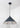 From The Anvil's Hammered Nickel Hammered Nickel Hockley Pendant; #colour_soot