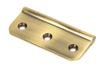 From The Anvil's Aged Brass Dummy Butt Hinge (single); #finish_aged-brass