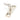 From The Anvil's Polished Nickel Cranked Casement Stay Pin; #finish_polished-nickel