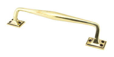 From The Anvil's Aged Brass Art Deco Pull Handle; #finish_aged-brass
