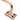From The Anvil's Polished Bronze Art Deco Pull Handle; #finish_polished-bronze