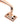 From The Anvil's Polished Bronze Art Deco Pull Handle; #finish_polished-bronze