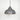 From The Anvil's Hammered Nickel Hammered Nickel Harborne Pendant; #colour_bluff