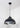 From The Anvil's Hammered Nickel Hammered Nickel Harborne Pendant; #colour_elan-black