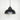 From The Anvil's Hammered Nickel Hammered Nickel Harborne Pendant; #colour_elan-black