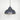 From The Anvil's Hammered Nickel Hammered Nickel Harborne Pendant; #colour_slate