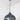 From The Anvil's Hammered Nickel Hammered Nickel Harborne Pendant; #colour_slate