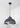 From The Anvil's Hammered Nickel Hammered Nickel Harborne Pendant; #colour_slate