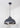 From The Anvil's Hammered Nickel Hammered Nickel Harborne Pendant; #colour_slate