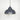 From The Anvil's Hammered Nickel Hammered Nickel Harborne Pendant; #colour_slate