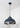 From The Anvil's Hammered Nickel Hammered Nickel Harborne Pendant; #colour_soot