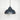 From The Anvil's Hammered Nickel Hammered Nickel Harborne Pendant; #colour_soot