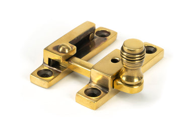 From The Anvil's Aged Brass Prestbury Quadrant Fastener - Narrow; #finish_aged-brass