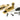 From The Anvil's Aged Brass Beehive Quadrant Fastener - Narrow; #finish_aged-brass