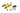 From The Anvil's Aged Brass Mushroom Quadrant Fastener - Narrow; #finish_aged-brass