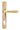 From The Anvil's Aged Brass Hammered Newbury Slimline Espag. Lock Set; #finish_aged-brass