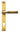 From The Anvil's Aged Brass Brompton Slimline Lever Espag. Lock Set; #finish_aged-brass