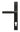 From The Anvil's Matt Black Brompton Slimline Lever Espag. Lock Set; #finish_matt-black