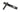 From The Anvil's Matt Black Brompton Slimline Lever Espag. Lock Set; #finish_matt-black
