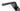 From The Anvil's Black Regency Lever Espag. Lock Set; #finish_black