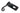 From The Anvil's Black Monkeytail Lever Euro Lock Door Handles; #finish_black