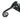 From The Anvil's Black Monkeytail Lever Euro Lock Door Handles; #finish_black