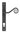 From The Anvil's External Beeswax Monkeytail Slimline Lever Espag. Lock Set; #finish_external-beeswax