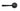 From The Anvil's Black Avon Round Lever on Rose Set (Sprung); #finish_black